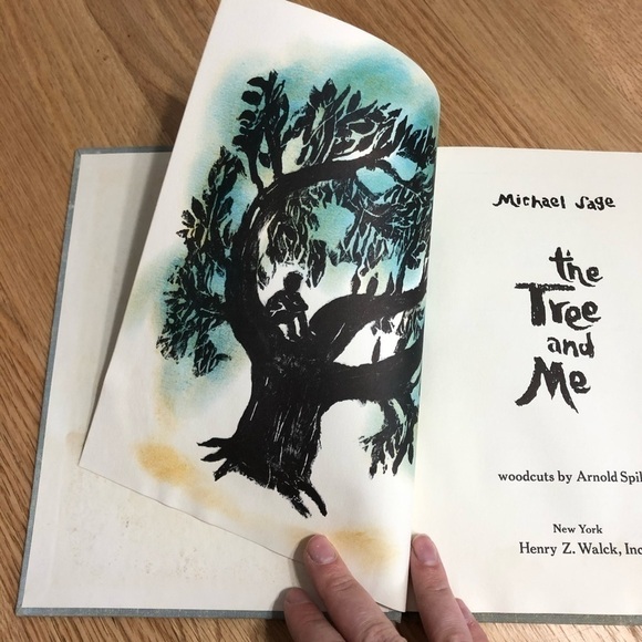 Vintage the Tree and Me Michael Sage Hardcover Book - Picture 4 of 6